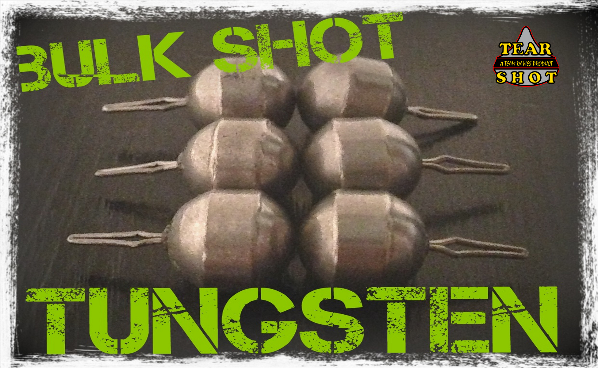 Bulk Shot - Tungsten Drop Shot Weights – Tear Shot - Team Davies Tackle  Company - Tournament Quality Drop Shot Sinkers and Fishing Tackle