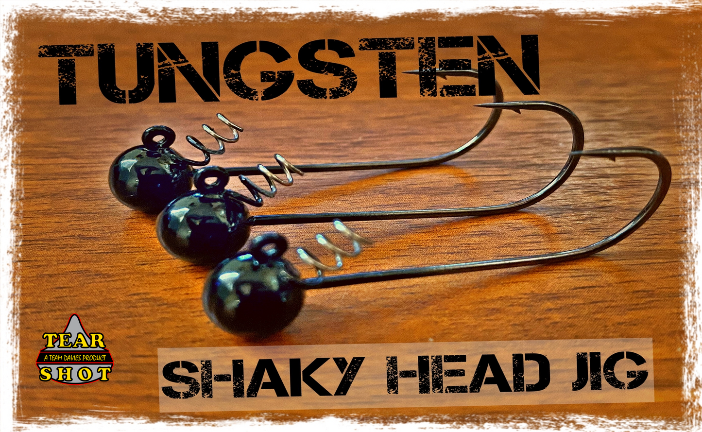 Tungsten Shaky Head Jig – Tear Shot - Team Davies Tackle Company -  Tournament Quality Drop Shot Sinkers and Fishing Tackle