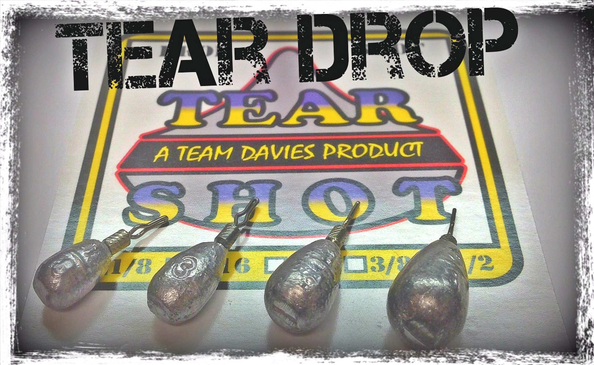 Tear Shot Original Tear Drop Shot Weights – Tear Shot - Team Davies Tackle  Company - Tournament Quality Drop Shot Sinkers and Fishing Tackle