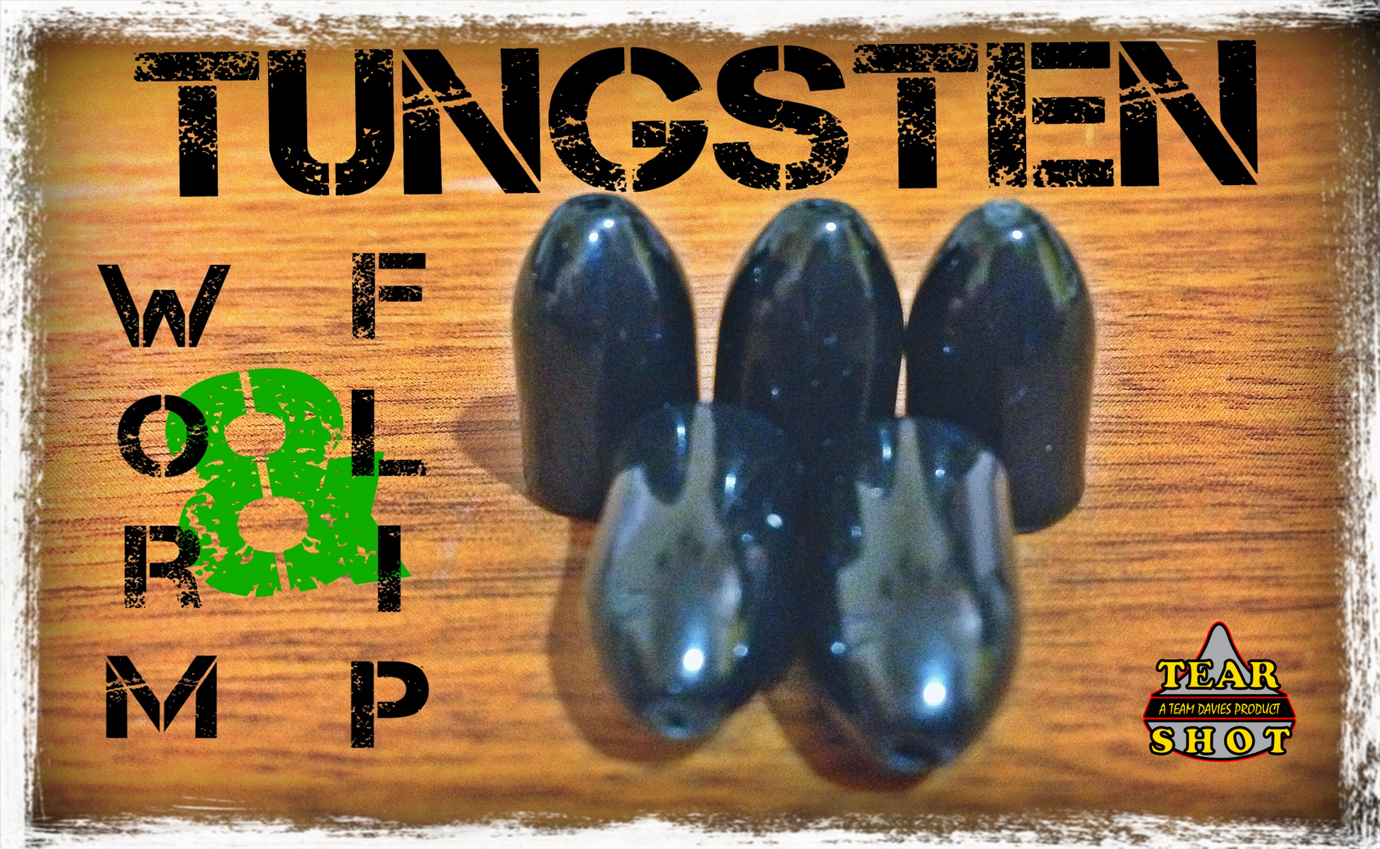 Tungsten Worm and Flip Weights – Tear Shot - Team Davies Tackle Company -  Tournament Quality Drop Shot Sinkers and Fishing Tackle