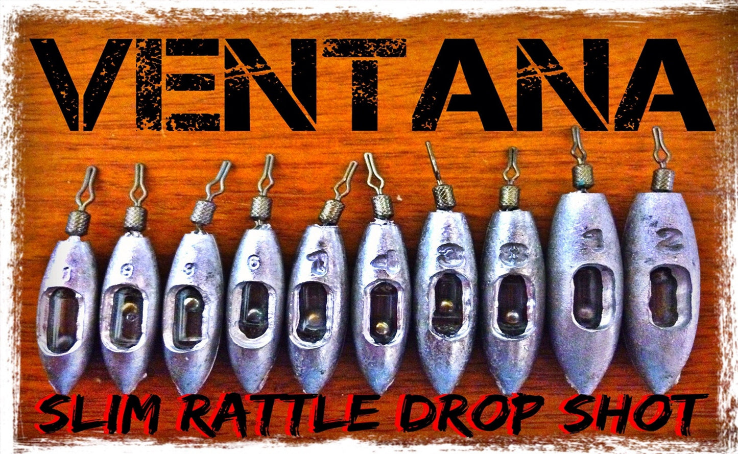 Rattling Drop Shot Weights - Team Davies Ventana Drop Shot Sinkers